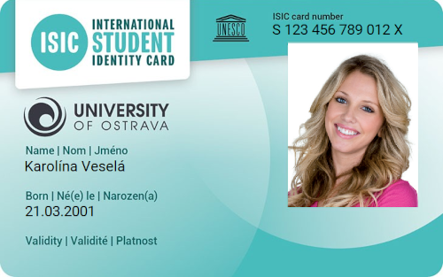 Student Identity Card with ISIC Licence