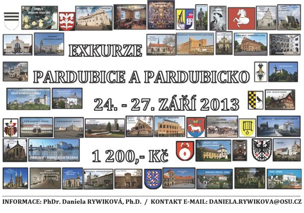 Pozvánka na exkurzi Pardubice a Pardubicko