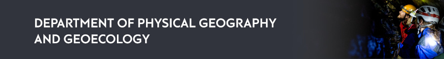 Department of Physical Geography and Geoecology