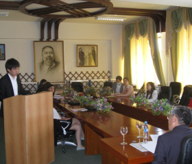 Delegace FF OU v Kazachstánu