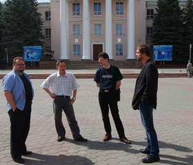 Delegace FF OU v Kazachstánu