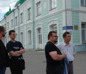 Delegace FF OU v Kazachstánu
