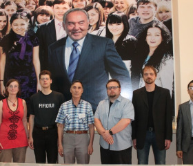 Delegace FF OU v Kazachstánu