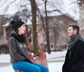 Studenti Ostravské univerzity - Husův sad