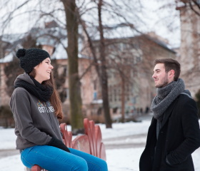 Studenti Ostravské univerzity - Husův sad