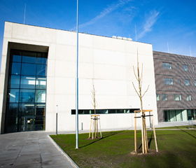 Budova Fakulty umění v City Campusu Ostravské univerzity