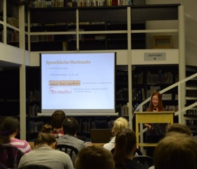 Jubilejní Studentská vědecká konference katedry germanistiky 2016Autor: Mgr. Eva Polášková, Ph.D. a Mgr. Jitka Platovská 