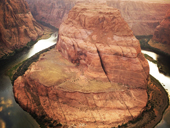 Horseshoe Band – známý zakleslý meandr řeky Colorado (Arizona)Autor: J. Hradecký