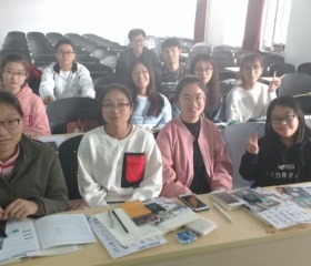 Hana's Czech class at Hebei GEO