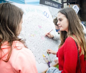 Ostravská univerzita na Majálesu Ostrava 2018 v Dolních Vítkovicích