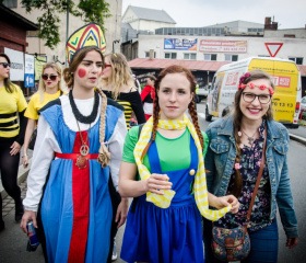 Ostravská univerzita na Majálesu Ostrava 2018 v Dolních Vítkovicích