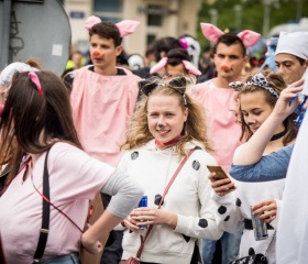 Ostravská univerzita na Majálesu Ostrava 2018 v Dolních Vítkovicích