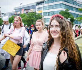 Ostravská univerzita na Majálesu Ostrava 2018 v Dolních Vítkovicích