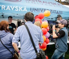 Ostravská univerzita na Majálesu Ostrava 2018 v Dolních Vítkovicích