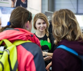 Vítězná expozice Ostravské univerzity na evropském veletrhu pomaturitního vzdělávání Gaudeamus Brno 2018 na brněnském výstavišti