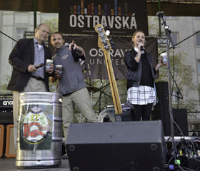 První ročník festivalu Ostravské univerzity Jsme Ostravská! na Masarykově náměstí objektivy Alžběty Sklářové a Jakuba Kotzota