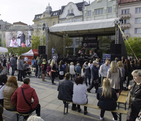 První ročník festivalu Ostravské univerzity Jsme Ostravská! na Masarykově náměstí objektivy Alžběty Sklářové a Jakuba Kotzota