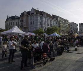 První ročník festivalu Ostravské univerzity Jsme Ostravská! na Masarykově náměstí objektivy Alžběty Sklářové a Jakuba Kotzota