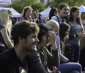 První ročník festivalu Ostravské univerzity Jsme Ostravská! na Masarykově náměstí objektivy Alžběty Sklářové a Jakuba Kotzota