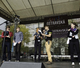První ročník festivalu Ostravské univerzity Jsme Ostravská! na Masarykově náměstí objektivy Alžběty Sklářové a Jakuba Kotzota
