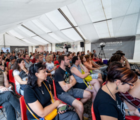 UNIVERcity stage Ostravské univerzity na festivalu Colours of Ostrava a diskuzním fóru Meltingpot 2019Autor: Martin Kopáček