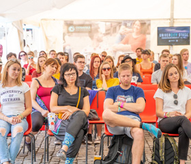 UNIVERcity stage Ostravské univerzity na festivalu Colours of Ostrava a diskuzním fóru Meltingpot 2019Autor: Martin Kopáček