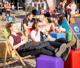 UNIVERcity stage Ostravské univerzity na festivalu Colours of Ostrava a diskuzním fóru Meltingpot 2019Autor: Martin Kopáček