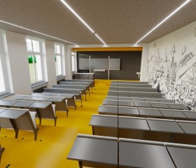 Vizualizace modernizace budovy Přírodovědecké fakulty Ostravské univerzity na ulici 30. dubna, Architektonický ateliér Velehradský