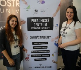 Expozice Ostravské univerzity na veletrhu pomaturitního vzdělávání Gaudamus – Akadémia Bratislava, 24.–26. 9. 2019, Incheba Expo Bratislava