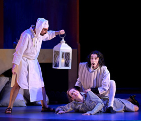 Premiéra 24. a 25. února 2020Dominika Škrabalová (Carlotta), Ihor Maryshkin (Blasio)Autor: Martin Popelář pro NDM