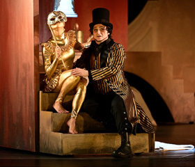 Premiéra 24. a 25. února 2020Veronika Andrašková (Carlotta), Filip Kasztura (Il Tenente), Aneta Schwarzová (Contessa)Autor: Martin Popelář pro NDM