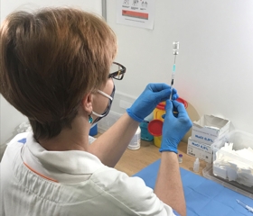 Students and Staff of the Faculty of Medicine Help in the Large-Capacity Vaccination Centre