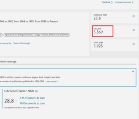 SCImago Journal Rank (SJR) lze zjistit u konkrétního časopisu v databázi Scopus nebo u konkrétního článku.