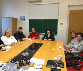 Partners from Borys Grinchenko Kyiv University (BGKU) on a teaching stay at Faculty of Social Studies