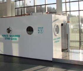 Velkokapacitní hyperbarická komora HAUX v Městské nemocnici v Ostravě.