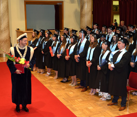Promoce absolventů lékařské fakulty 2022