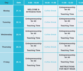 Summer School for International Students / Programme 2023