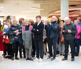 Vernisáž výstavy Skymaker v galerii Student v City Campusu