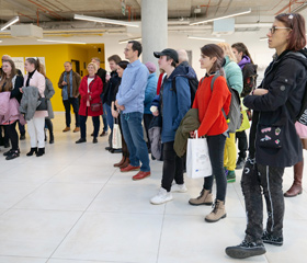 Vernisáž výstavy Skymaker v galerii Student v City Campusu