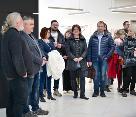 Vernisáž výstavy Skymaker v galerii Student v City Campusu