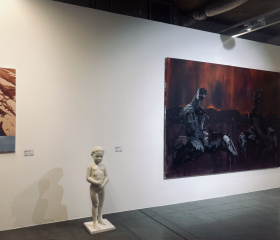 Ze zahájení výstavy Umgang v ostravské galerii Gong.