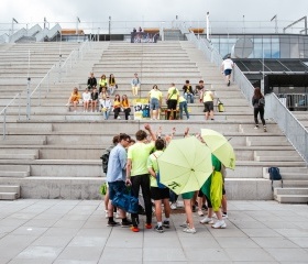 Festival JSME OSTRAVSKÁ! 28. června 2023 v City Campusu Ostravské univerzity v OstravěBitva O pohár Ostravské univerzity na festivalu JSME OSTRAVSKÁ 28. června 2023 v City Campusu Ostravské univerzity