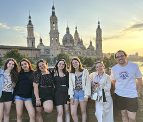 Studentka katedry chemie Tatiana Janeková na týdenní stáži v Zaragoze