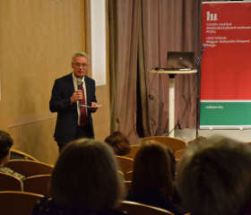 Proběhla konference o kulturním obrazu středoevropské krajiny a podnebí
Autor: Attila Gál (Lisztův institut)
Copyright: Attila Gál (Lisztův institut)