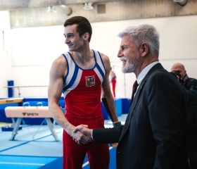 Prezident České republiky Petr Pavel na návštěvě Ostravské univerzity a nového City Campusu OU na Černé louce 28. března 2023