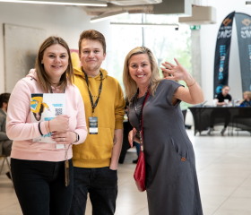 Kariérní festival Ostravské univerzity „Za kariérOU“ 24. dubna 2024 v City Campusu OU na Černé louceAutor: Jana Greplová