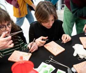 Kariérní festival Ostravské univerzity „Za kariérOU“ 24. dubna 2024 v City Campusu OU na Černé louceAutor: Jana Greplová