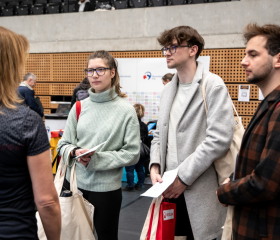 Kariérní festival Ostravské univerzity „Za kariérOU“ 24. dubna 2024 v City Campusu OU na Černé louceAutor: Jana Greplová