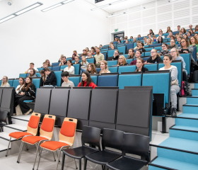 Kariérní festival Ostravské univerzity „Za kariérOU“ 24. dubna 2024 v City Campusu OU na Černé louceAutor: Jana Greplová