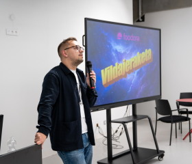 Kariérní festival Ostravské univerzity „Za kariérOU“ 24. dubna 2024 v City Campusu OU na Černé louceAutor: Jana Greplová